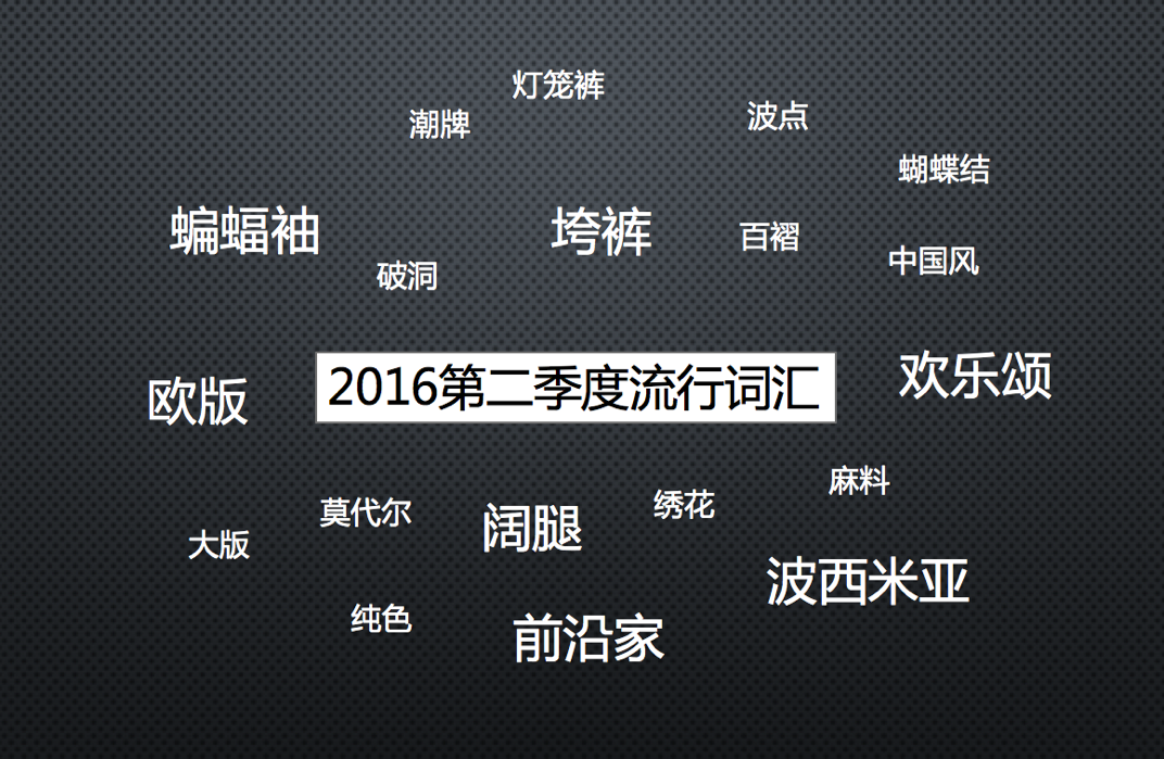 2016第二季度流行詞匯