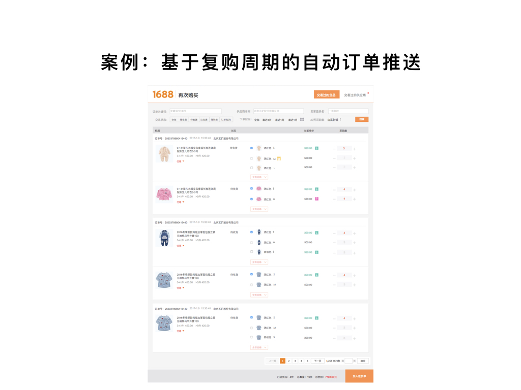 案例：基于復(fù)購周期的自動訂單推送