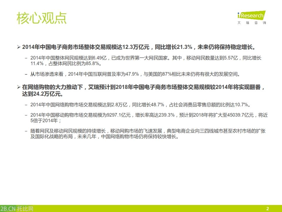 iResearch-2015年中國銀行業電子商務產業鏈趨勢報告_002