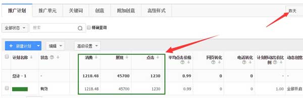 百度競價消費數據 百度競價消費數據
