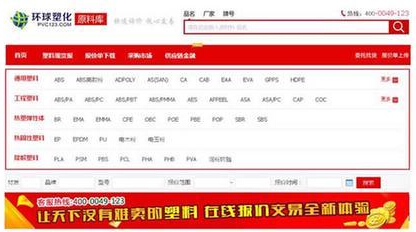 環球塑化網預打造行業垂直B2B塑料現貨交易平臺