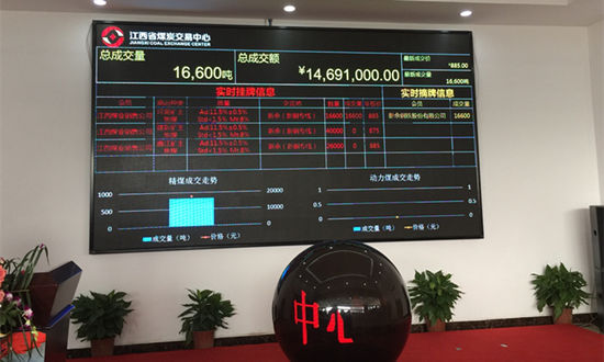 江西煤炭互聯網交易平臺上線 首單已完成
